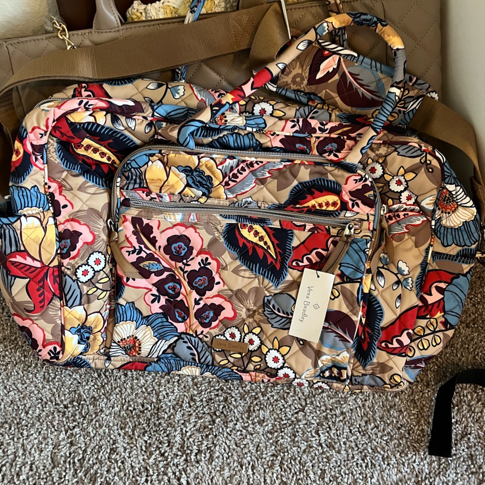 Vera Bradley Floral Travel Bag - Multicolor